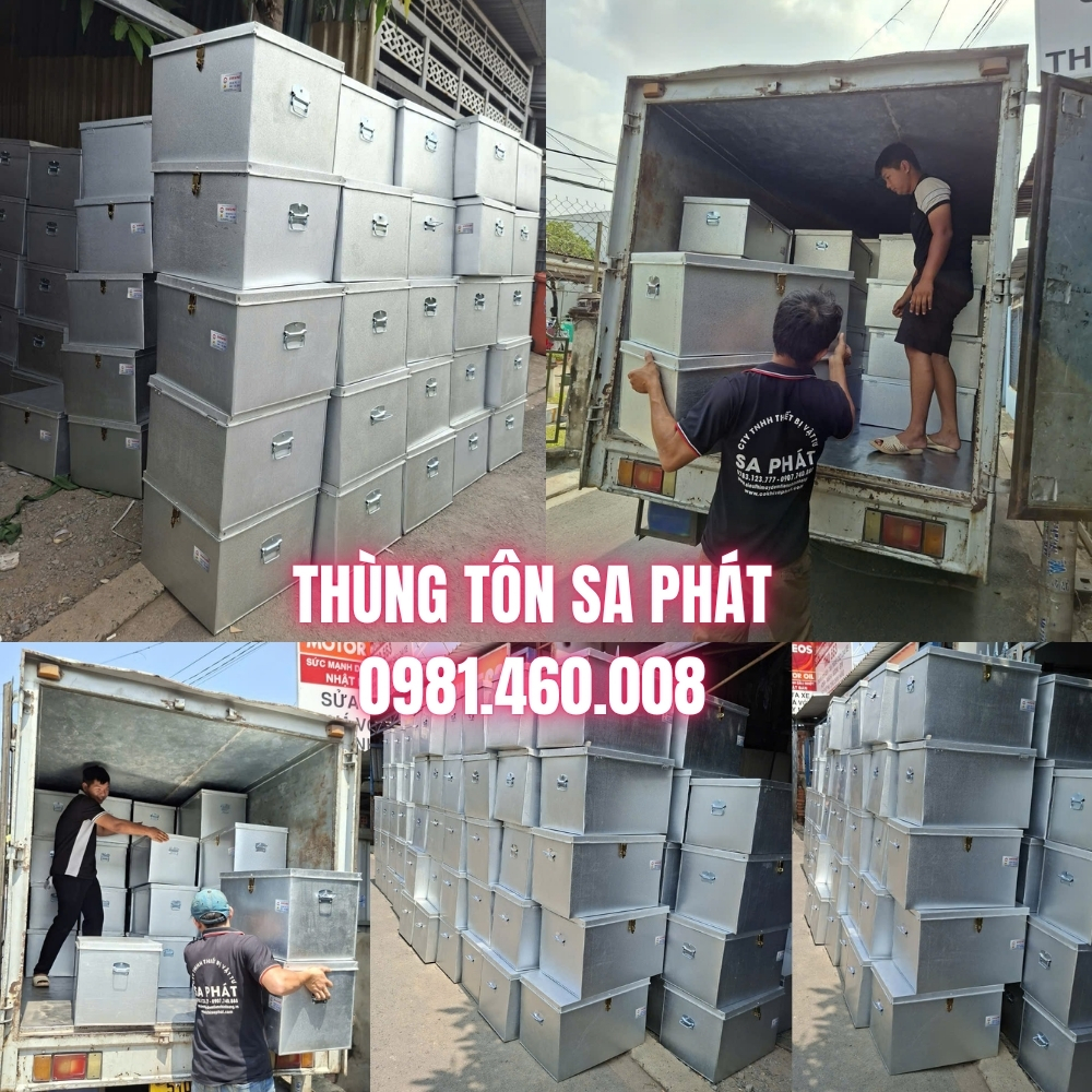 thùng tôn sa phát